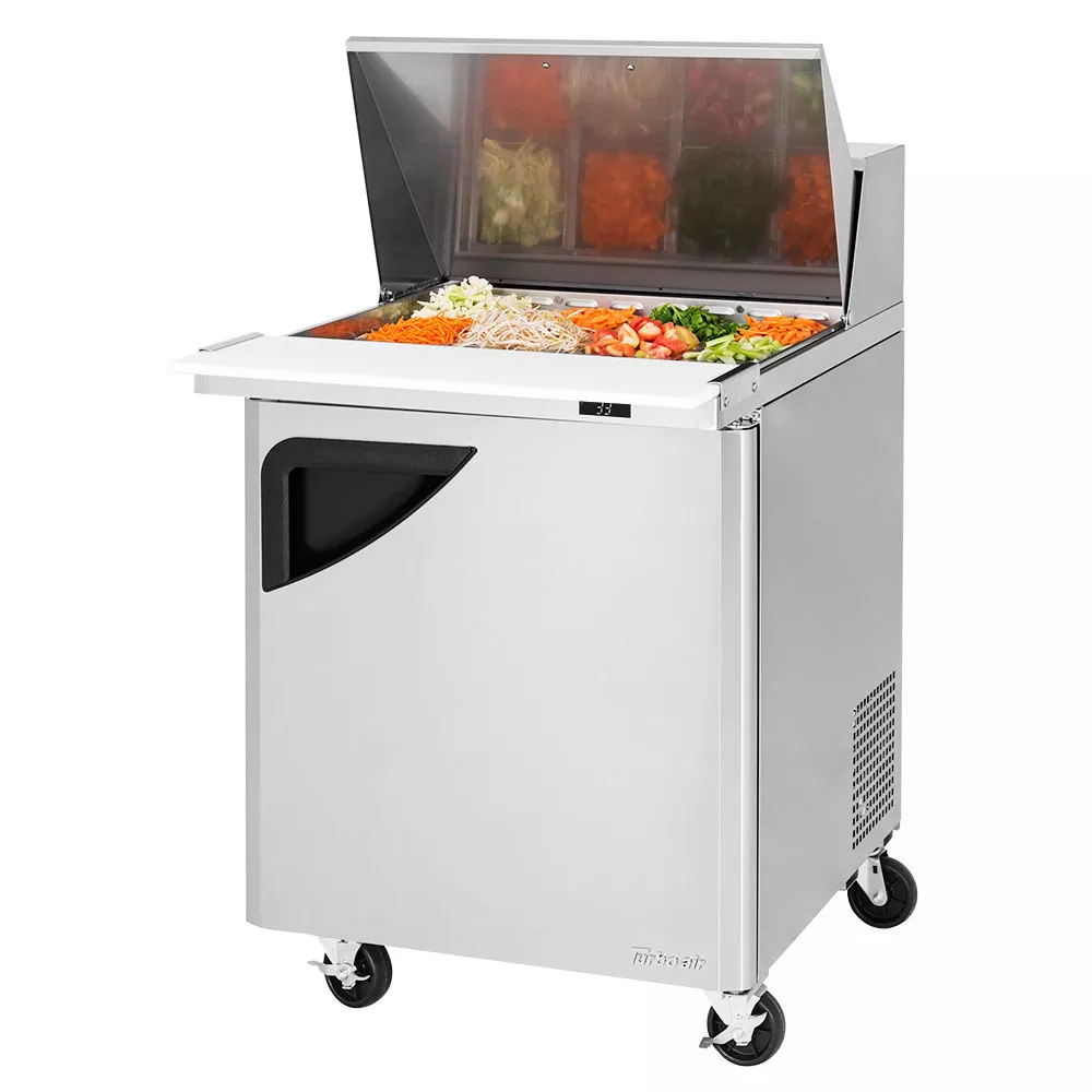 Turbo Air Super Deluxe Food Prep Table  28  Mega Top Unit